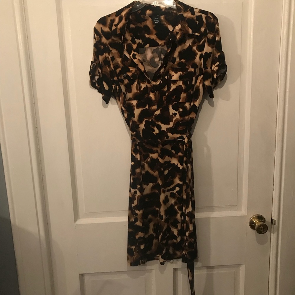 Leopard print dress